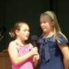 Sisters Haley and Tarah Thompson sang "Angel Band" 